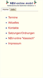 Mobile Screenshot of nbv-online.de